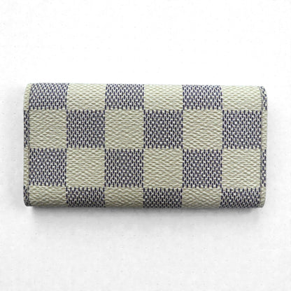 LOUIS VUITTON 4連キーケース ミュルティクレ4 ダミエ アズール ホワイト N60020 フランス製