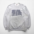 90s USA Vintage Sweatshirt College House カレッジ プリント スウェット トレーナー XL グレー 90年代 USA製