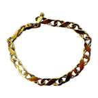 Vintage Link Chain Bracelet ヴィンテージ リンクチェーン ブレスレット 19cm ゴールド