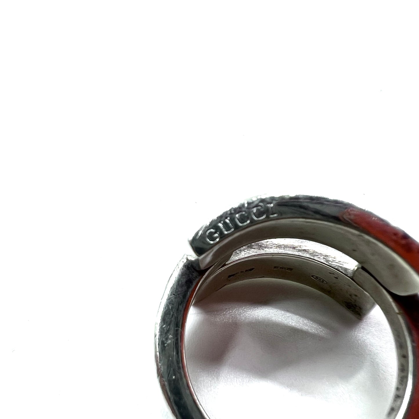 GUCCI Silver Ring Ring No. 14 Silver 925 Italian Made – 日本然リトテ