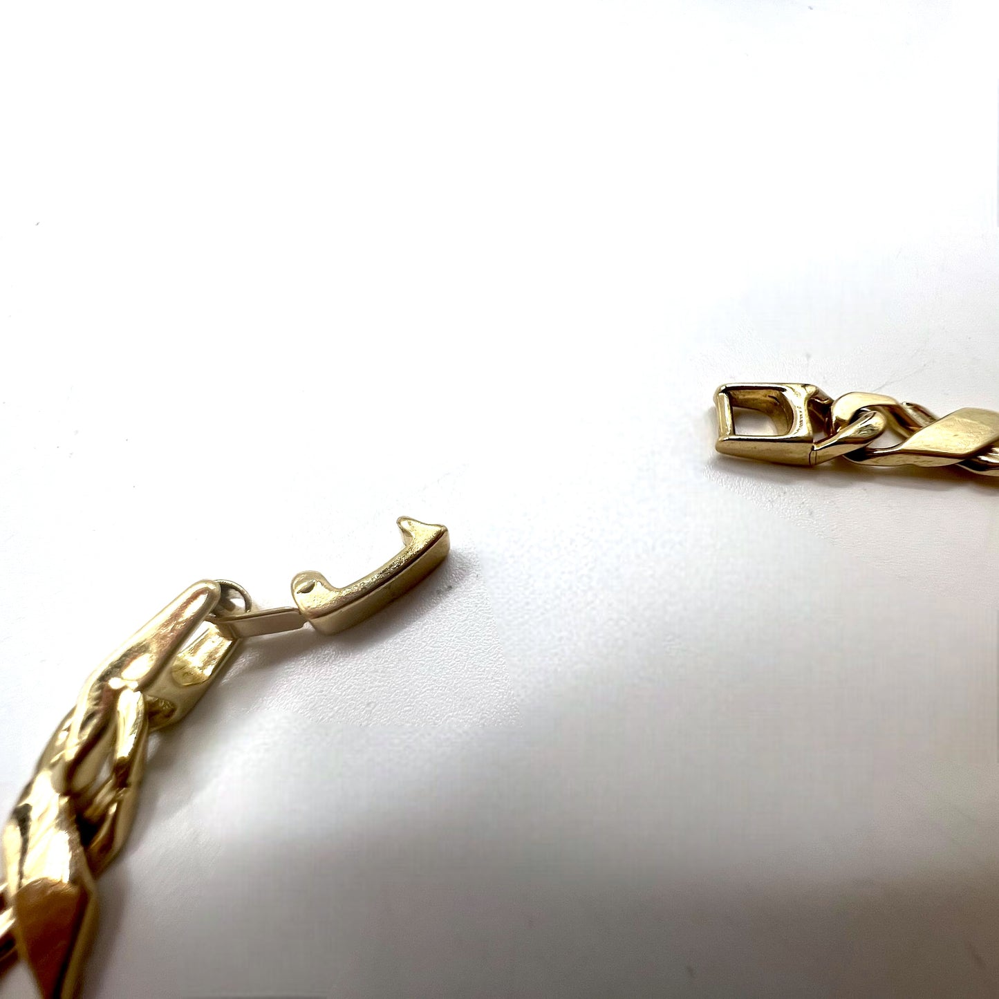 Vintage Link Chain Bracelet ヴィンテージ リンクチェーン ブレスレット 19cm ゴールド