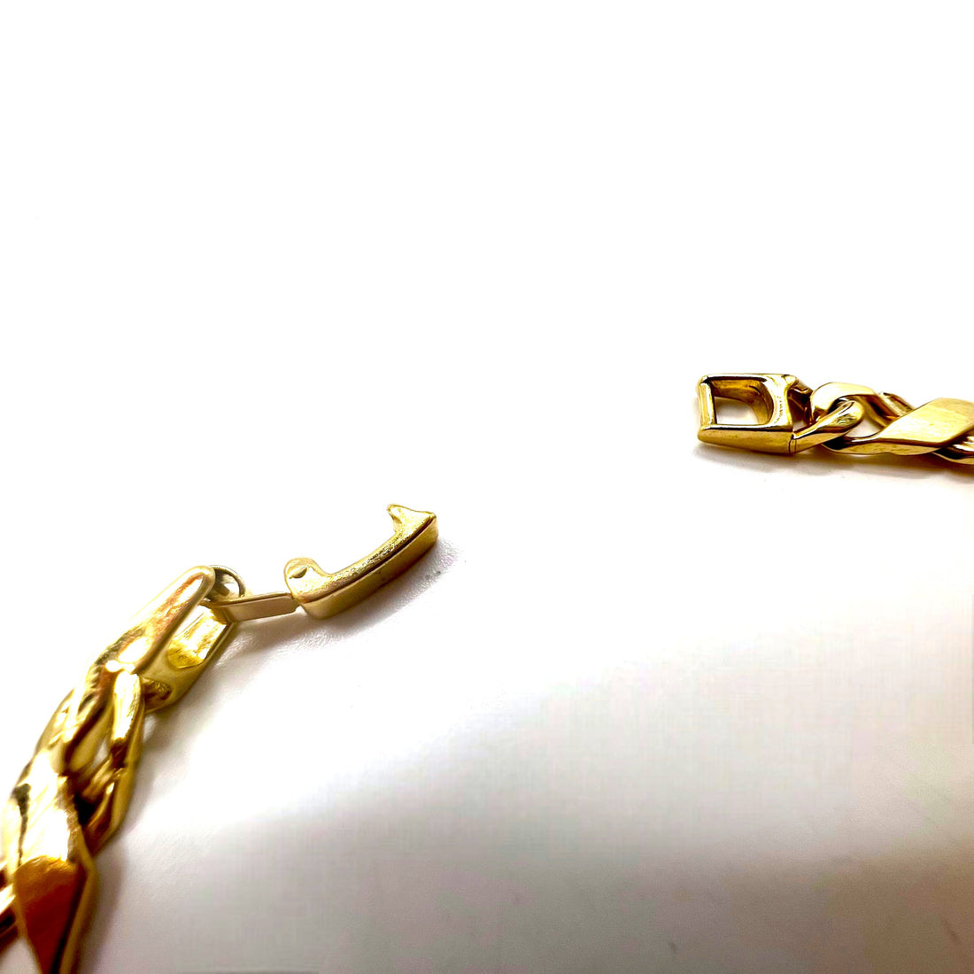 Vintage Link Chain Bracelet ヴィンテージ リンクチェーン ブレスレット 19cm ゴールド