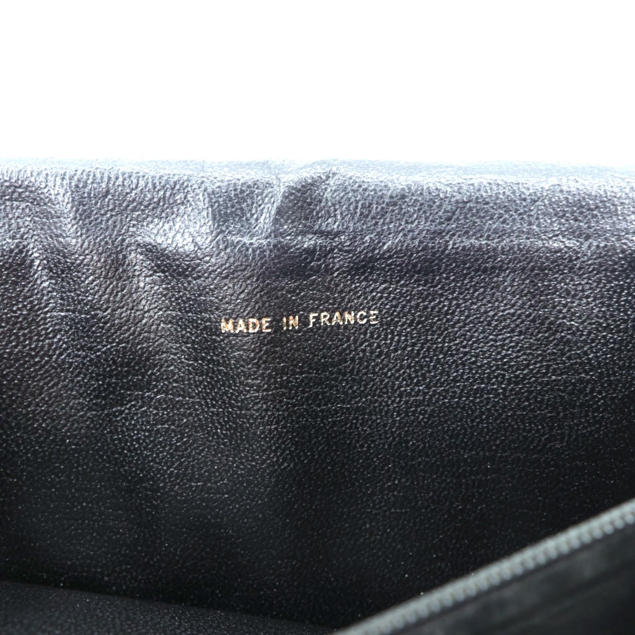 CHANEL Seburga Caviar Skin Long Wallet Black Leather Coco Mark A68706 Made in France