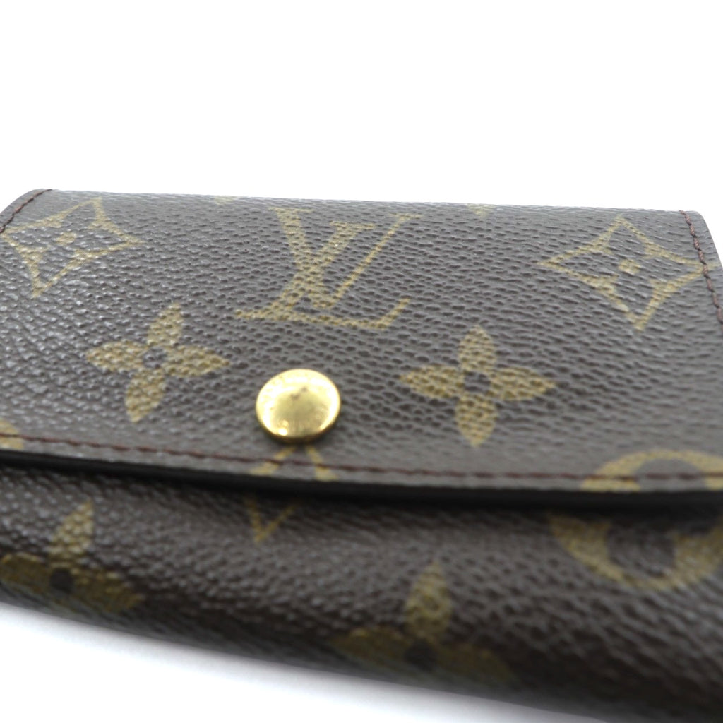 LOUIS VUITTON Monogram Multicle 6 6 Key Case Brown M62630 Made in France