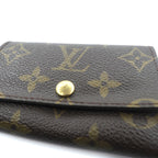 LOUIS VUITTON Monogram Multicle 6 6 Key Case Brown M62630 Made in France