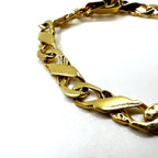 Vintage Link Chain Bracelet ヴィンテージ リンクチェーン ブレスレット 19cm ゴールド