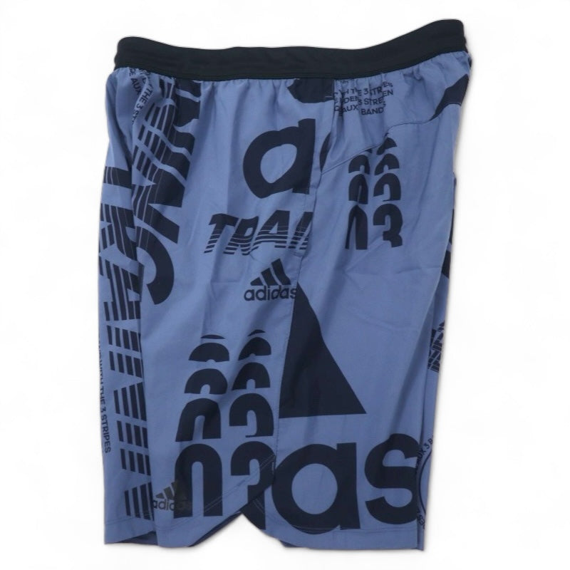 adidas Game Pants Shorts 2XO Navy Polyester Patterned US Standard – 日本然リトテ