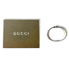 GUCCI G icon logo motif bracelet bangle silver made in Italy