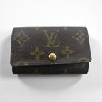 LOUIS VUITTON Monogram Multicle 6 6 Key Case Brown M62630 Made in France