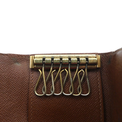 LOUIS VUITTON 6連 キーケース ミュルティクレ6 モノグラム ブラウン M62630 フランス製