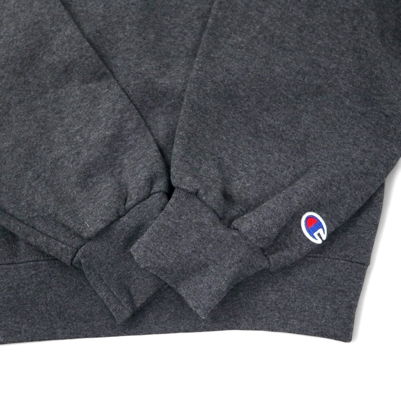 Champion ECO College Print Sweatshirt, XL, Grey, Cotton, Fleece Lining, CARLOW UNIVERSITY Arch Logo, 3 Tier, Made in Honduras