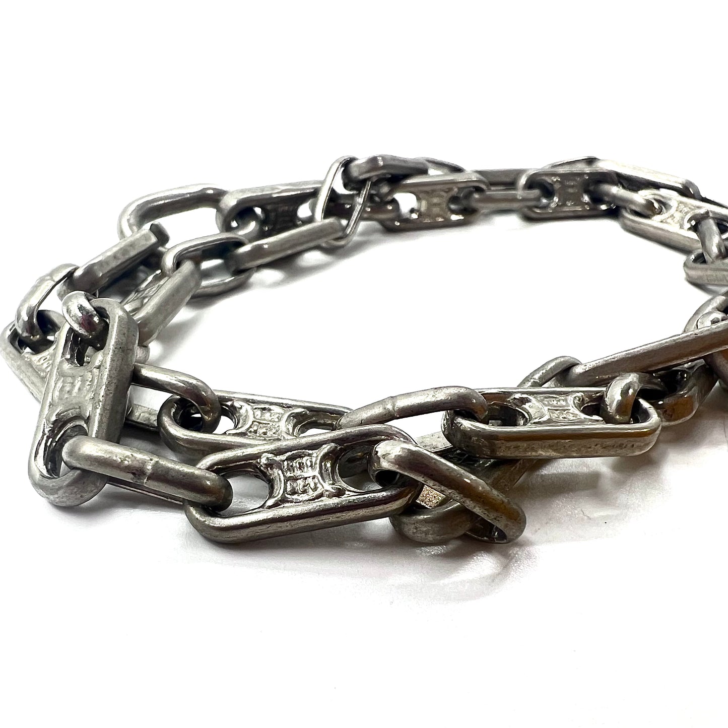 CELINE Italy MACADAM Trionf 2WAY Chain Bracelet Necklace Choker 