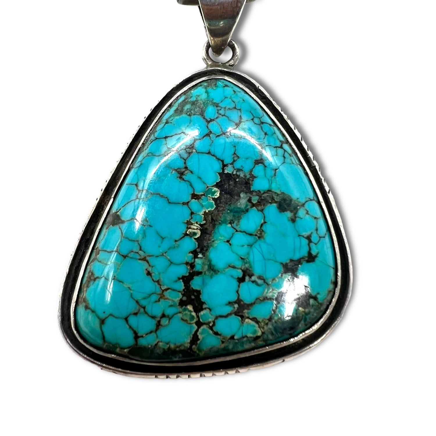 Navajo Vintage Indian Jewelry Turquoise Necklace Navaho Indian Jewelry Loan  Mountain Turquoise Silver 925