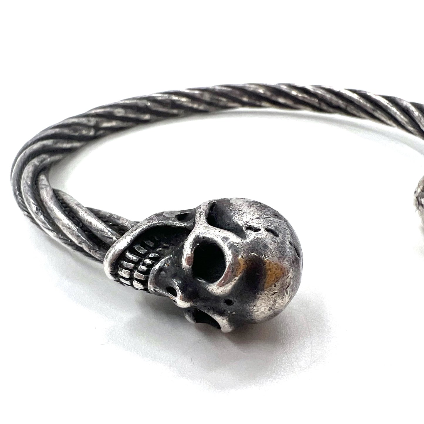 Gaboratory ( GABOR ) スカル ワイヤー バングル Skull Wire Bangle シルバー