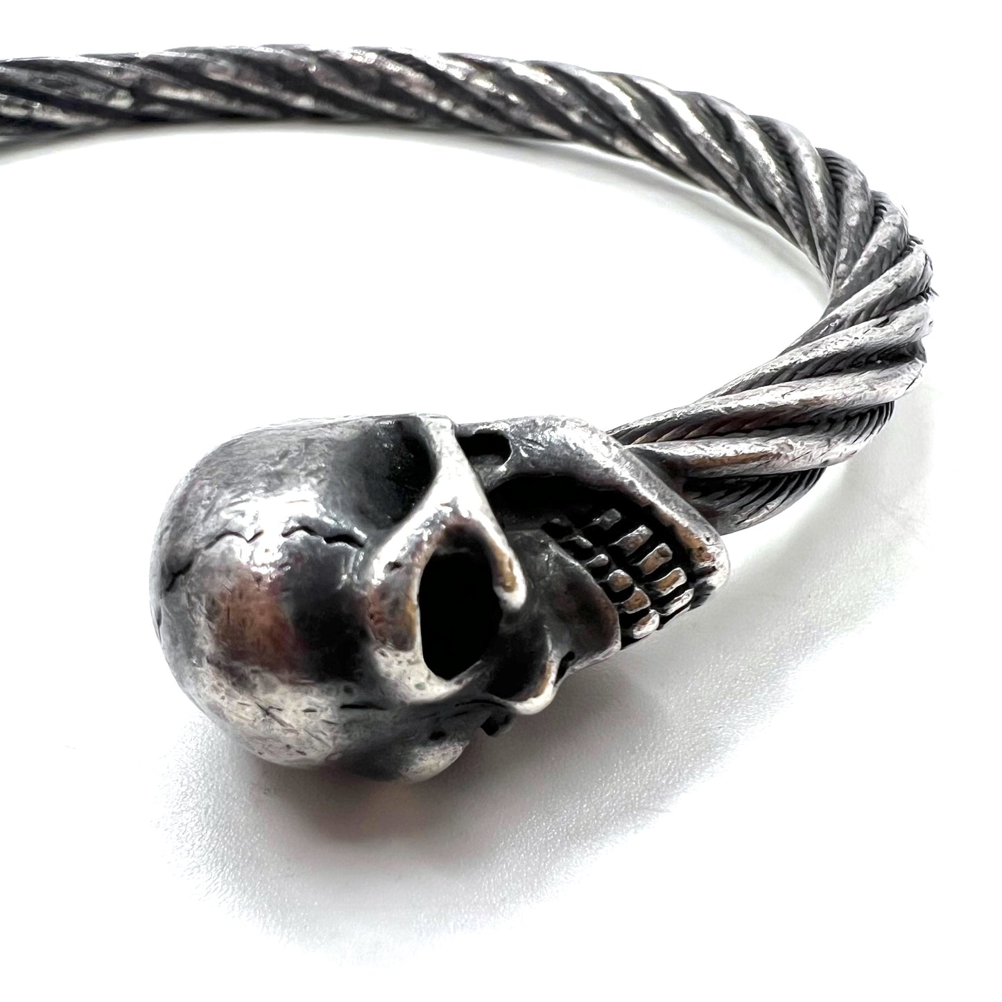 Gaboratory ( GABOR ) スカル ワイヤー バングル Skull Wire Bangle シルバー