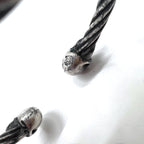 Gaboratory ( GABOR ) スカル ワイヤー バングル Skull Wire Bangle シルバー