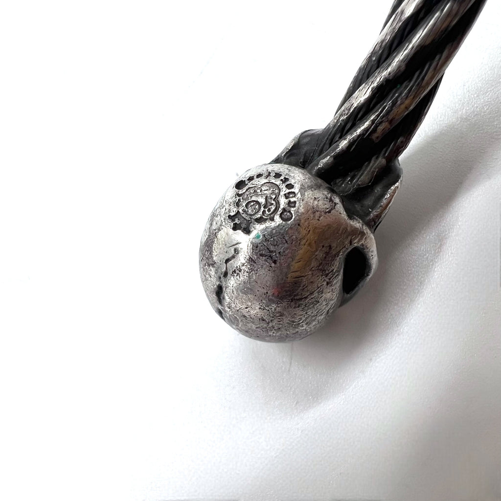 Gaboratory ( GABOR ) スカル ワイヤー バングル Skull Wire Bangle シルバー