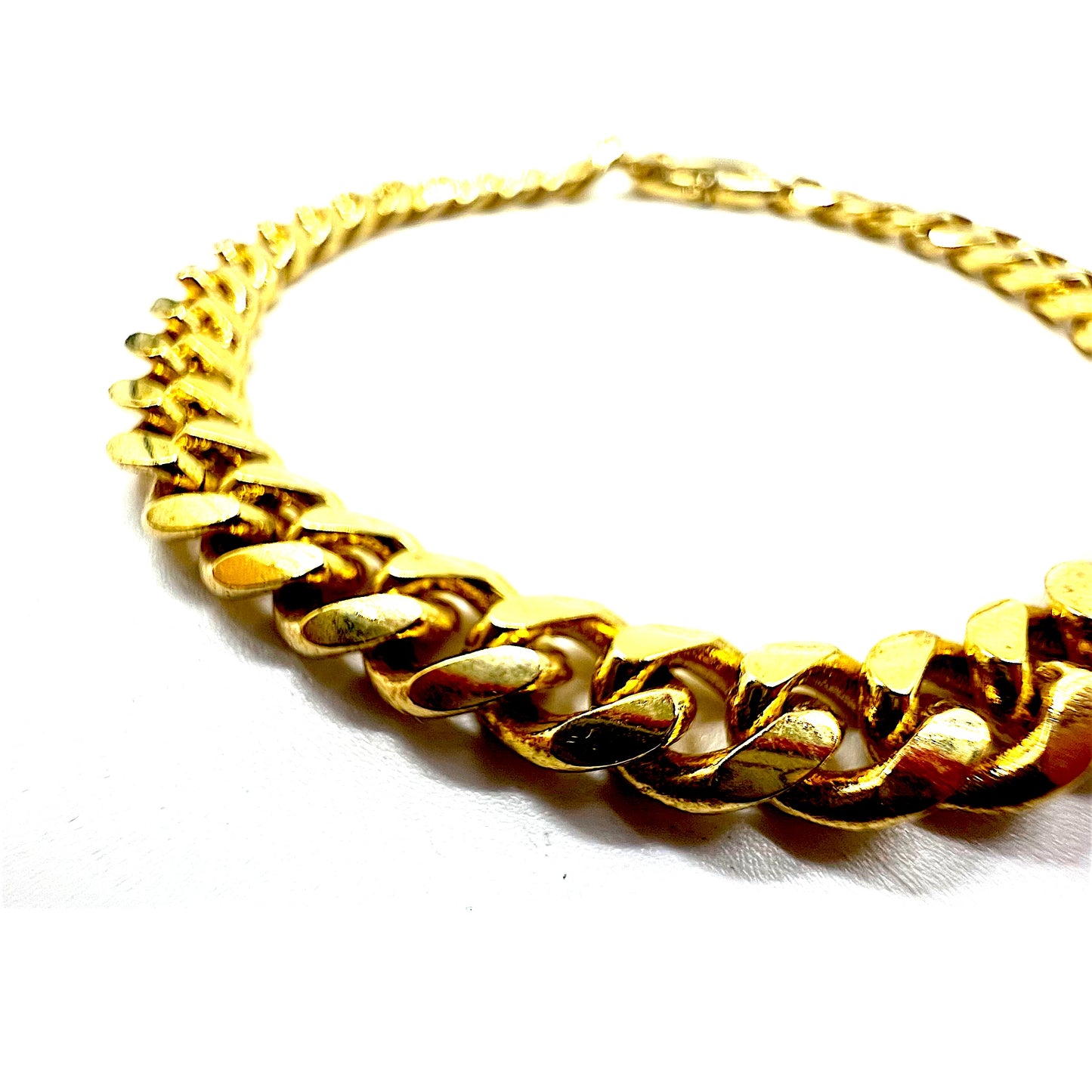 Vintage Gold Bracelet 喜平 チェーン ブレスレット 18.5cm ゴールド