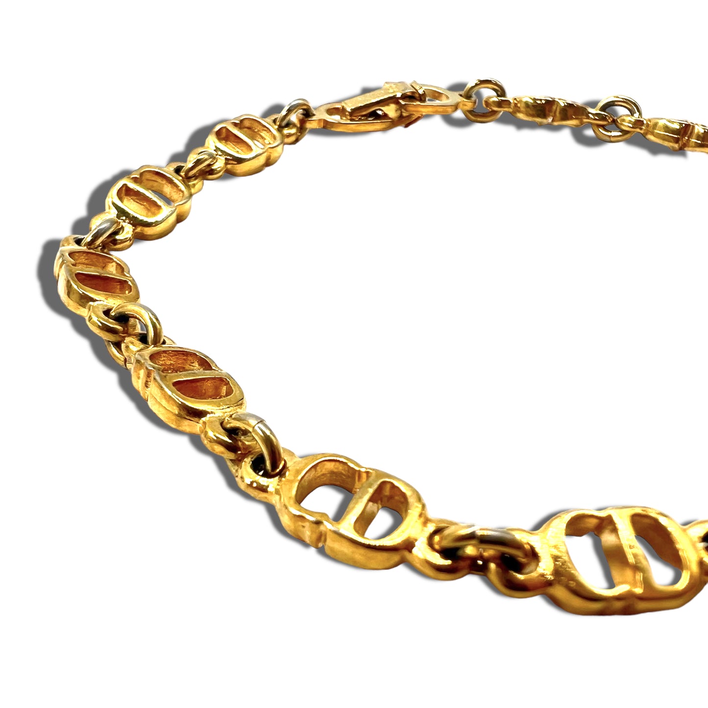 Christian Dior Vintage CD Logo motif bracelet Gold Germany