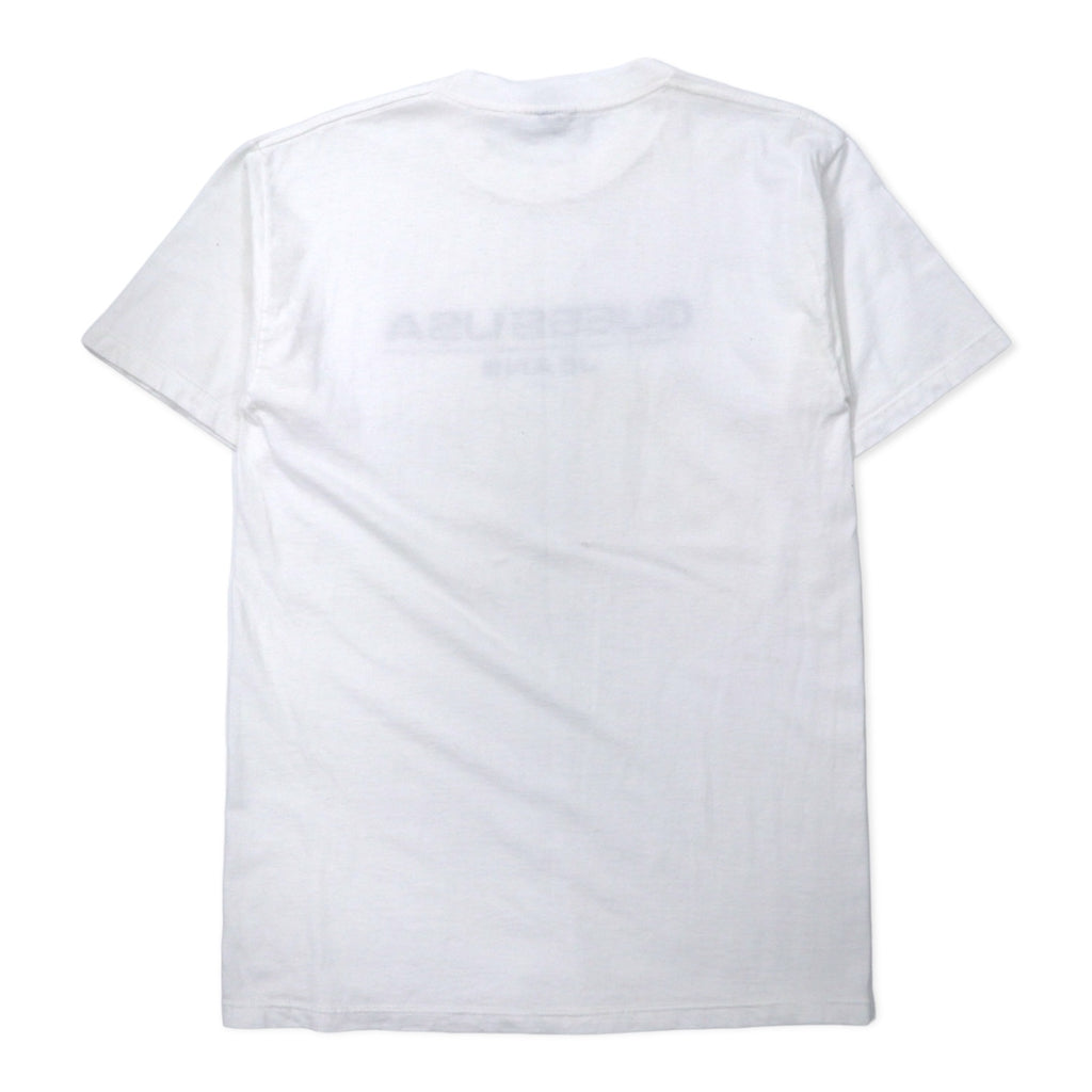 GUESS U.S.A. 90年代 ロゴプリント Tシャツ M ホワイト コットン メキシコ製