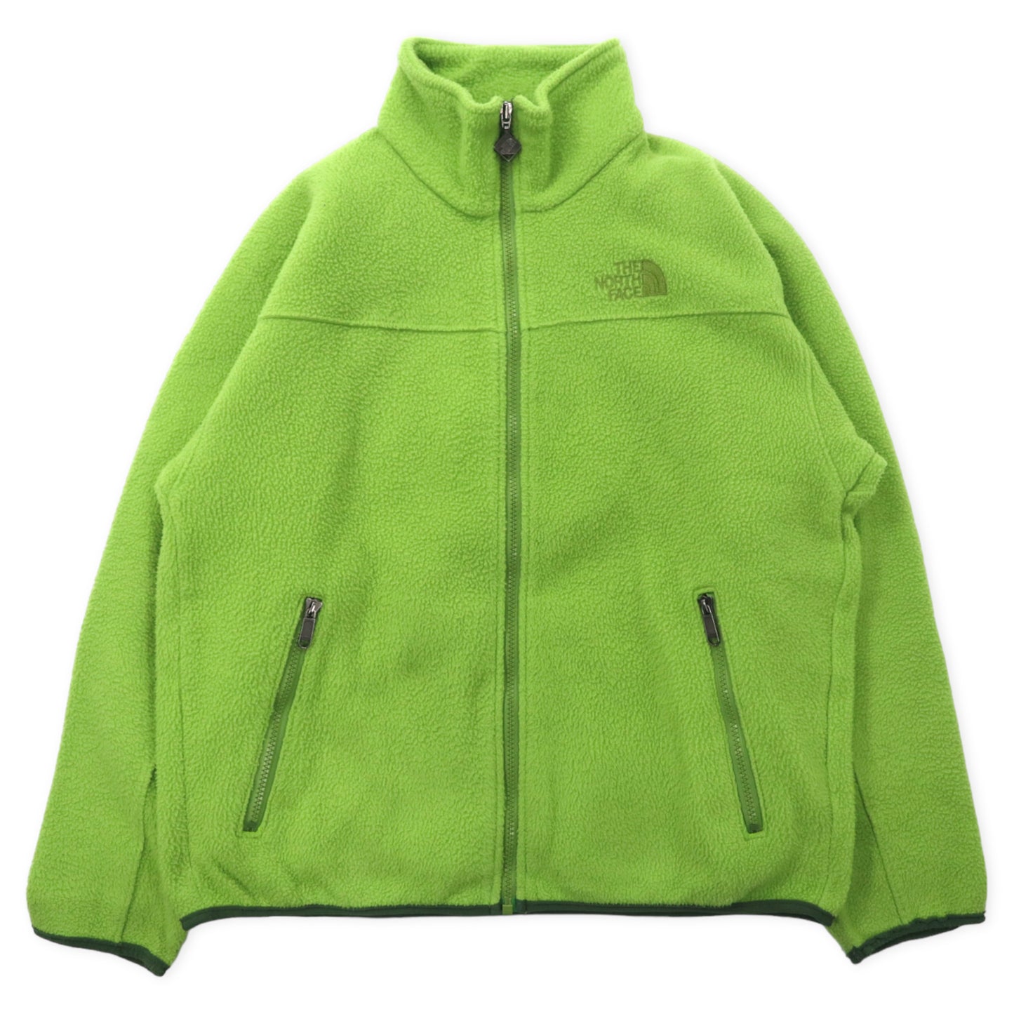 THE NORTH FACE 90's Full Zip FLEECE Jacket M Green Polyester