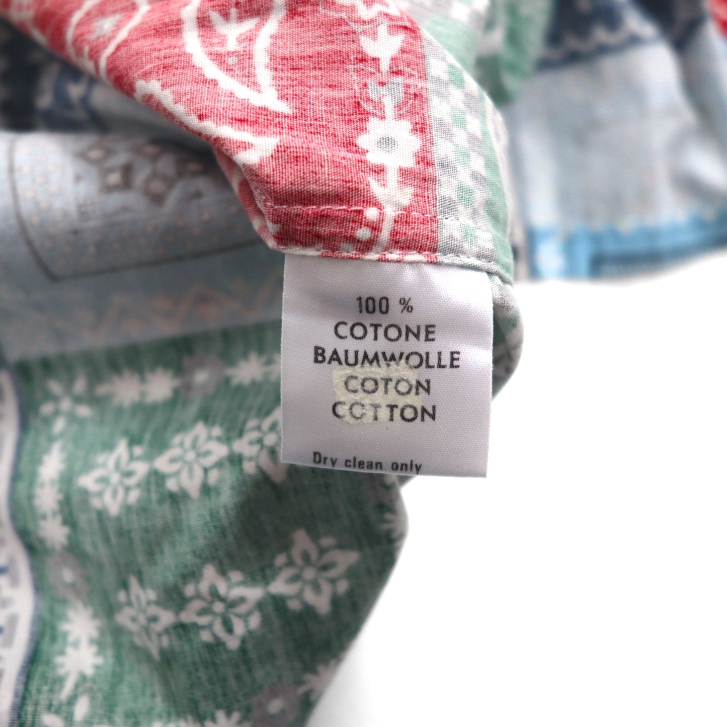 LUNA'S HELLO Bandana Patchwork Short Sleeve Open Collar Shirt, Size XL, Multicolor, All-Over Print