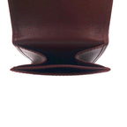 Cartier Mustline Coin Case Coin Purse Bordeaux Leather Made in France