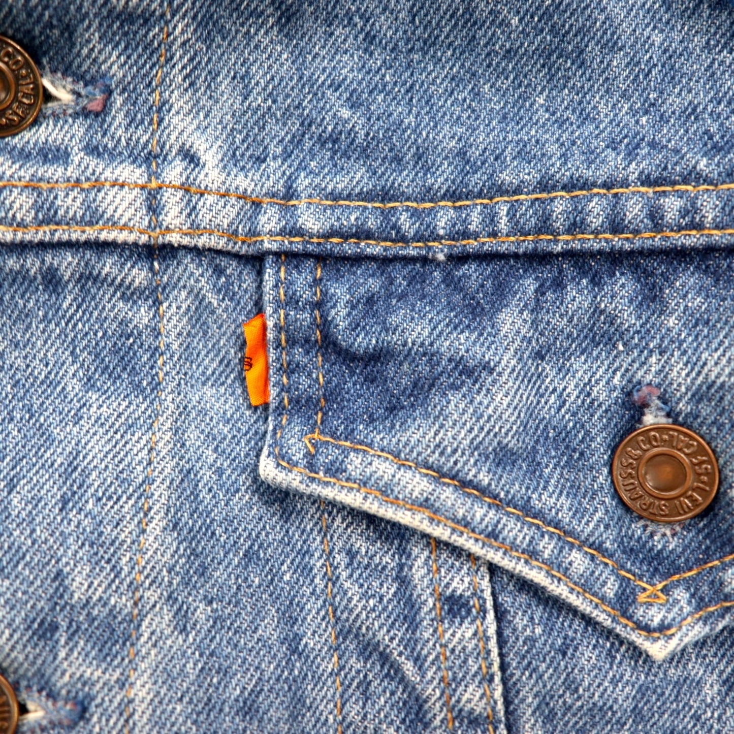 Y.A.R.N. × 90s Levi's オレンジタブ 75505 リメイク 再構築 ニット スカル デニムジャケット Knit Skull Denim Jacket Gジャン L ハンドメイド