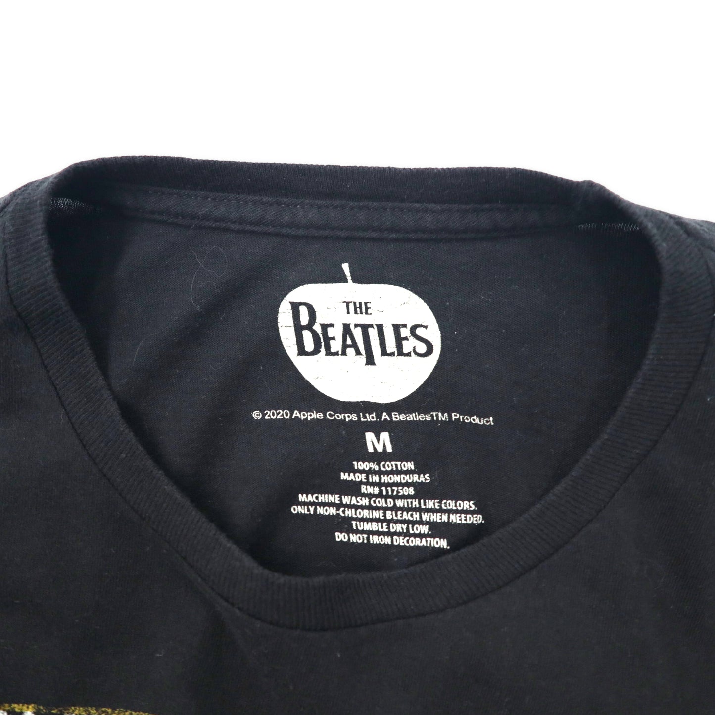 THE BEATLES ビートルズ バンドTシャツ M ブラック コットン