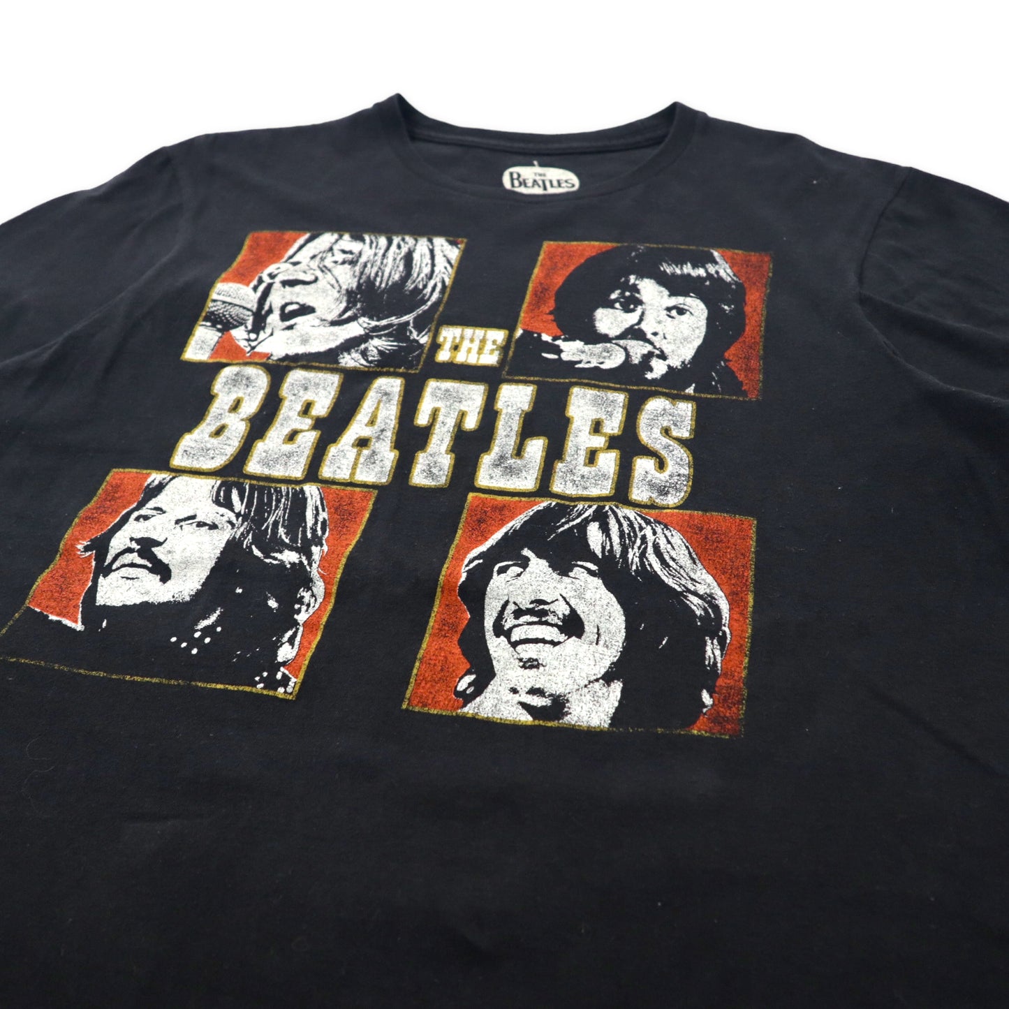 THE BEATLES ビートルズ バンドTシャツ M ブラック コットン