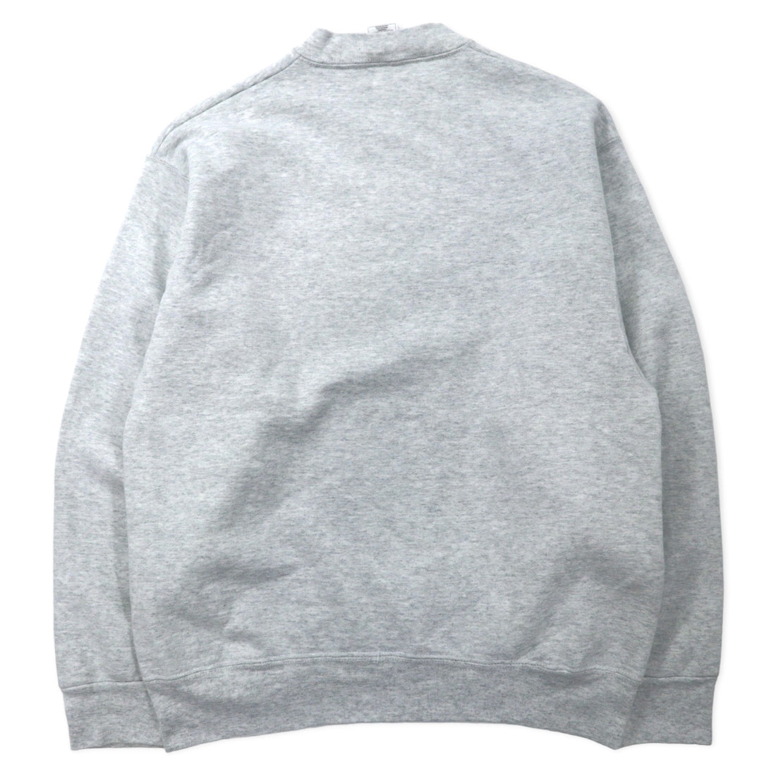 FRUIT OF THE LOOM Made in USA 90's SUPER COTTON Hockey Print Sweat M Gray Cotton Brushed Back CHASKA HOCKEY