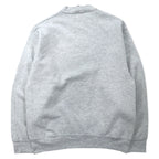 FRUIT OF THE LOOM Made in USA 90's SUPER COTTON Hockey Print Sweat M Gray Cotton Brushed Back CHASKA HOCKEY