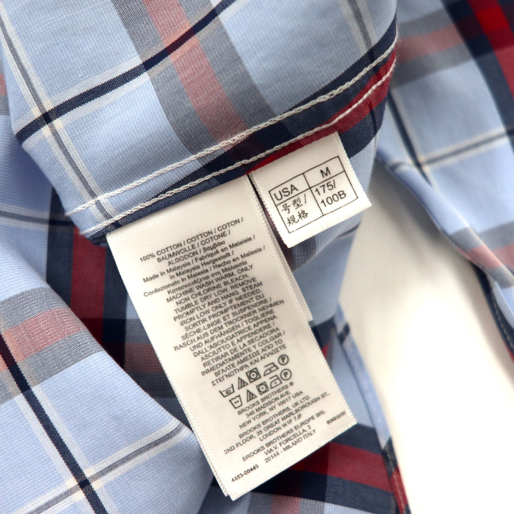 Brooks Brothers Button-down Shirt, Medium, Blue, Check, Cotton, REGENT