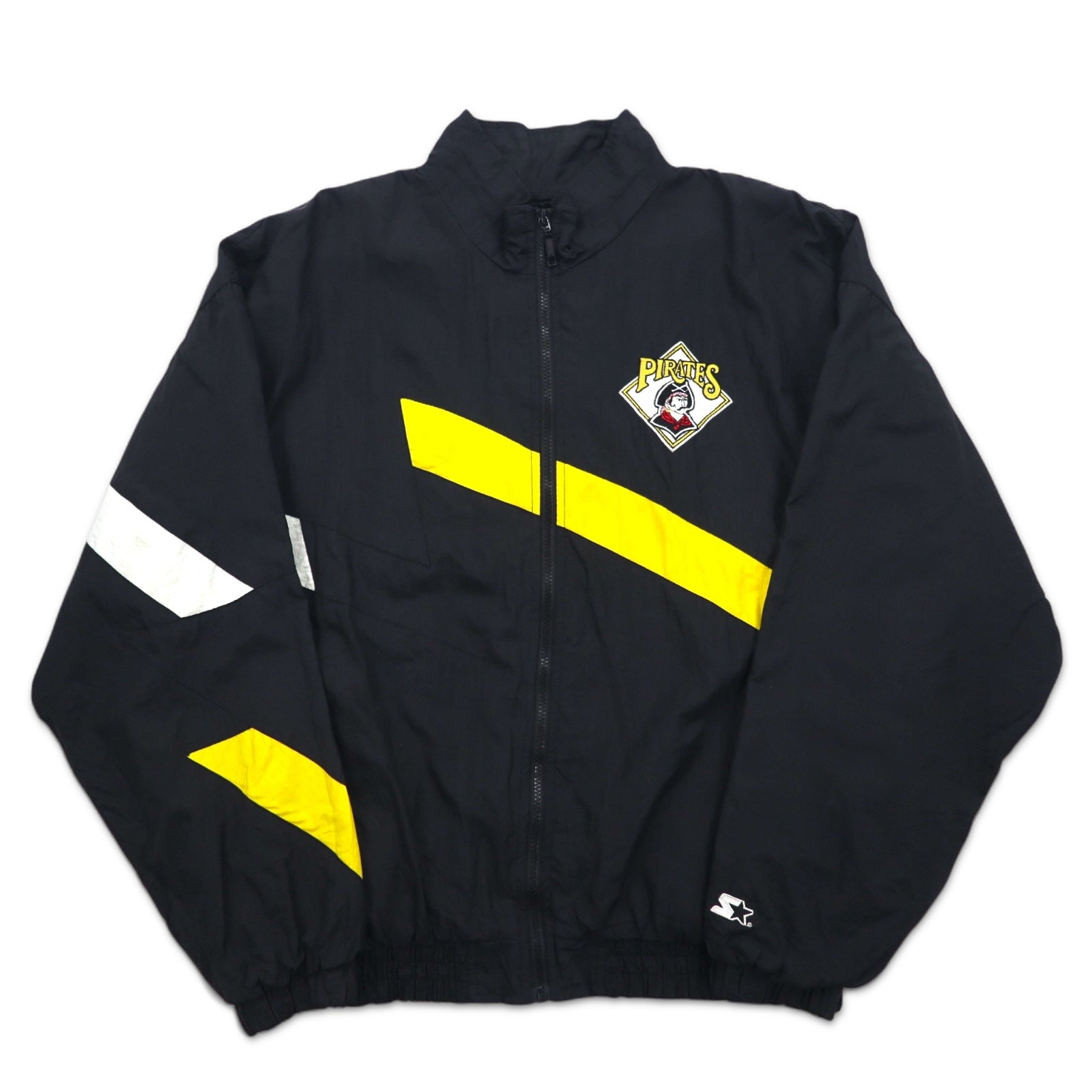 STARTER 90年代 ナイロンジャケット XL ブラック ナイロン PITTSBURGH PIRATES MLB GENUINE MERCHANDISE