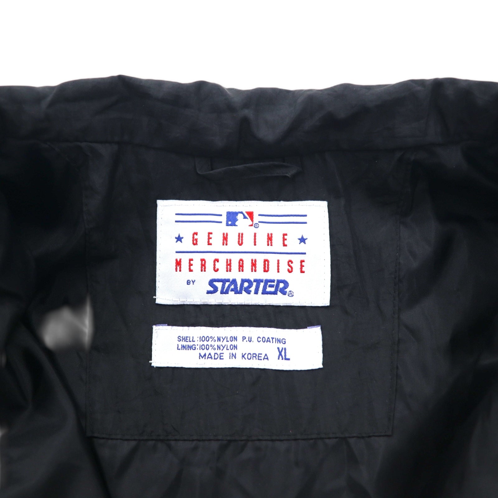 STARTER 90年代 ナイロンジャケット XL ブラック ナイロン PITTSBURGH PIRATES MLB GENUINE MERCHANDISE