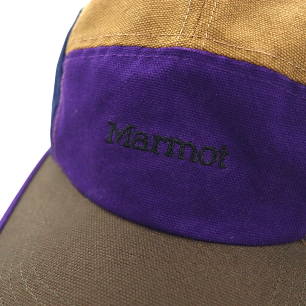 Marmot コットン ダック ジェットキャップ FREE ベルト マルチカラー カラーブロック T0AQJC36