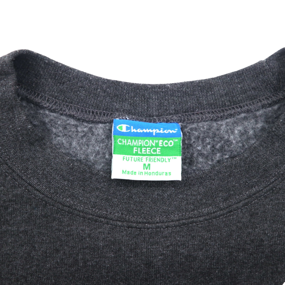 Champion College Print Sweatshirt, Medium, Grey, Fleece Lining, LAKE STATE Anchor Arch Logo, Made in Honduras