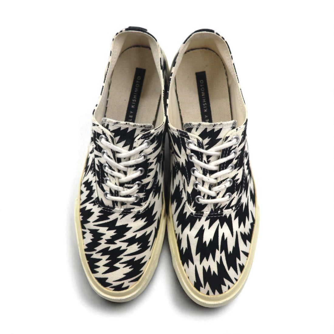 ELEY KISHIMOTO × VANS フラッシュパターン DECK1FLASH スニーカー 27cm キャンバス 8SHR 日本製