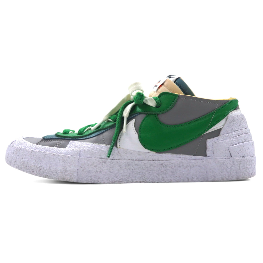 NIKE × sacai Blazer Low Sneakers 29cm Grey Green Classic Green DD1877-001