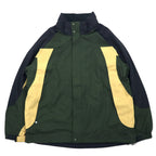 日本然リトテ-古着オンライン-L.L.Bean 90年代 マウンテンパーカー XL カーキ ナイロン 防水 ジップインジップ搭載 山タグ-L.L.Bean 90's Mountain Hoodie XL Khaki Nylon Waterproof Zip-in-Zip Mountain Tag