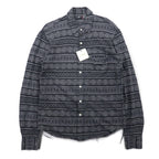 CASH CA カットオフ シャツ M グレー 総柄 ノルディック CAW11-SH0011 日本製