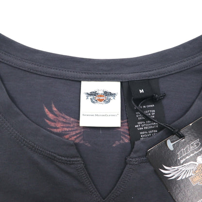 HARLEY DAVIDSON ロゴプリントTシャツ M グレー コットン 115周年記念モデル 未使用品