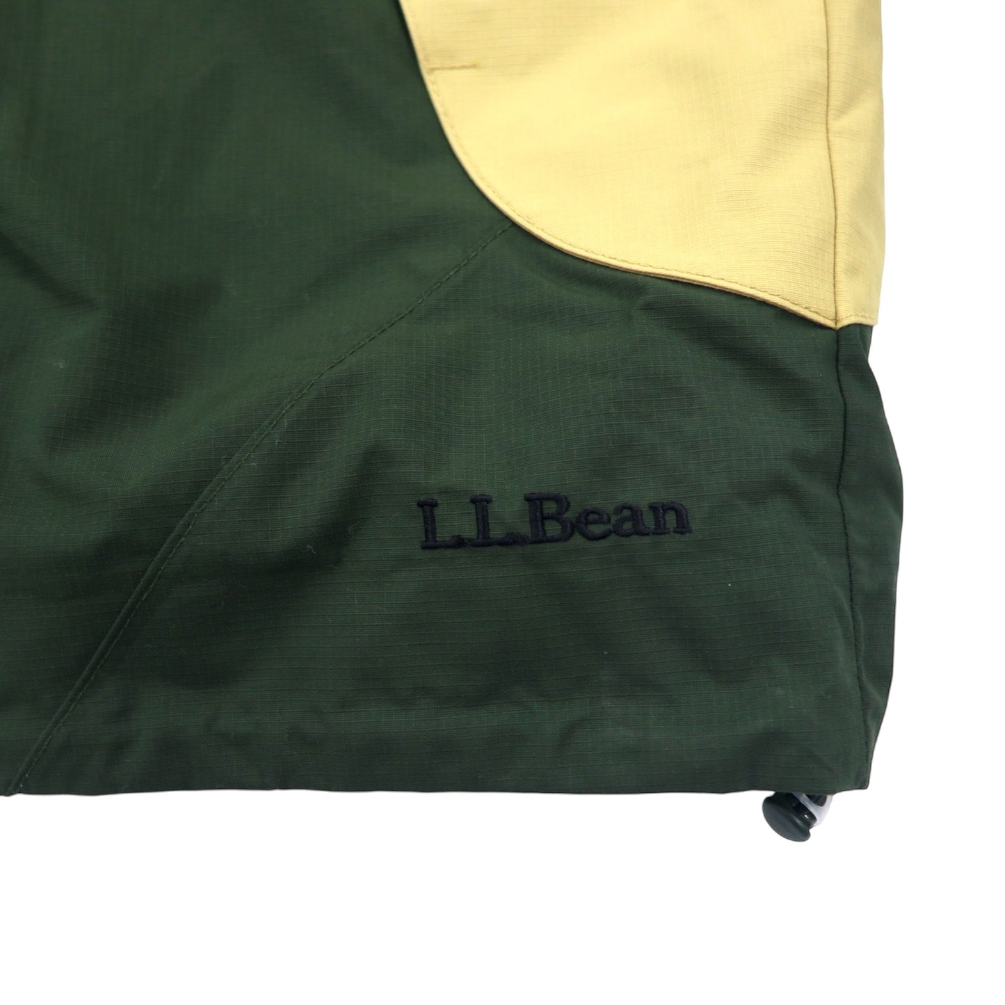 L.L.Bean 90年代 マウンテンパーカー XL カーキ ナイロン 防水 ジップインジップ搭載 山タグ