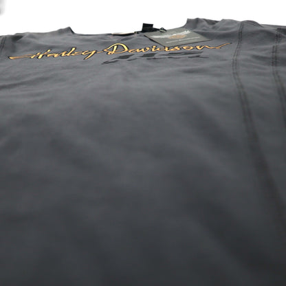 HARLEY DAVIDSON ロゴプリントTシャツ M グレー コットン 115周年記念モデル 未使用品