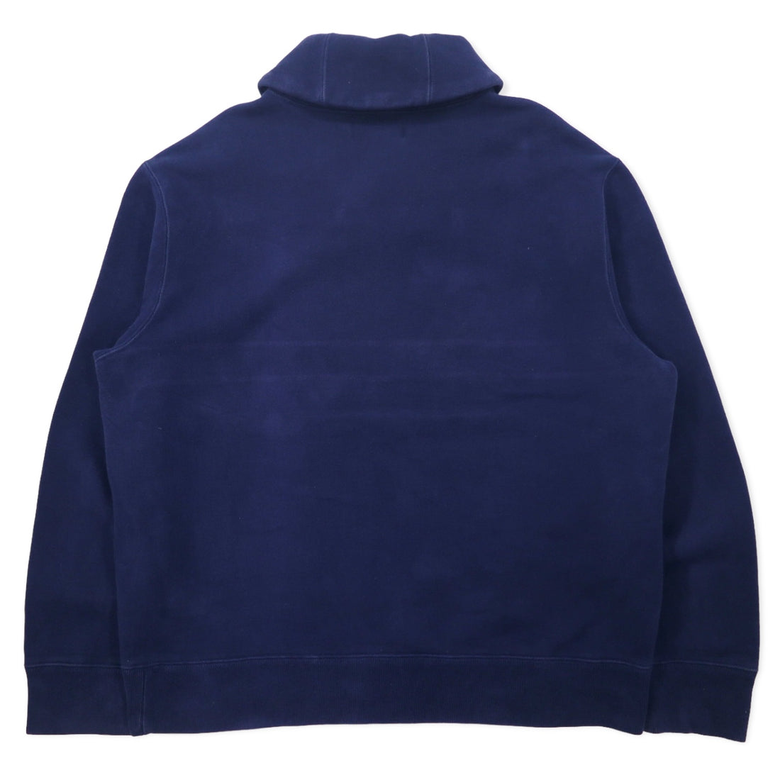 Polo by Ralph Lauren shawl collar sweatshirt, XL, navy, cotton, small pony embroidery