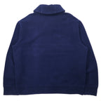 Polo by Ralph Lauren shawl collar sweatshirt, XL, navy, cotton, small pony embroidery