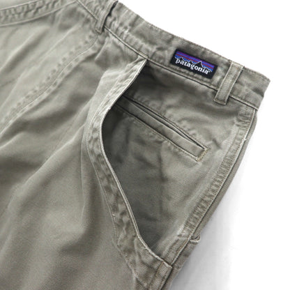 patagonia 00年代 スタンドアップショーツ Stand Up Shorts ダック地 ショートパンツ M カーキ オーガニック コットン
