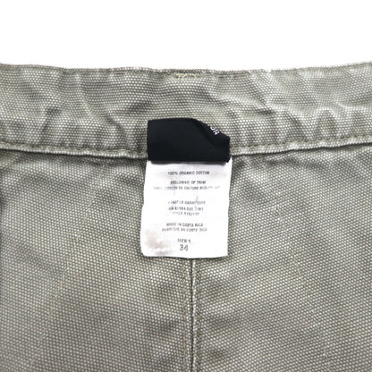 patagonia 00年代 スタンドアップショーツ Stand Up Shorts ダック地 ショートパンツ M カーキ オーガニック コットン