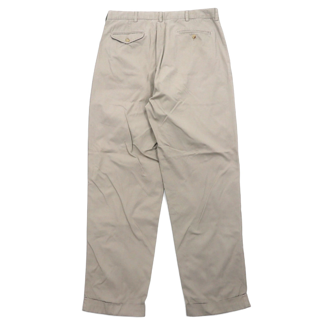 Polo by Ralph Lauren 90年代 ポロチノ タック ワイド チノパンツ 35 ベージュ コットン シンガポール製