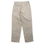 Polo by Ralph Lauren 90年代 ポロチノ タック ワイド チノパンツ 35 ベージュ コットン シンガポール製